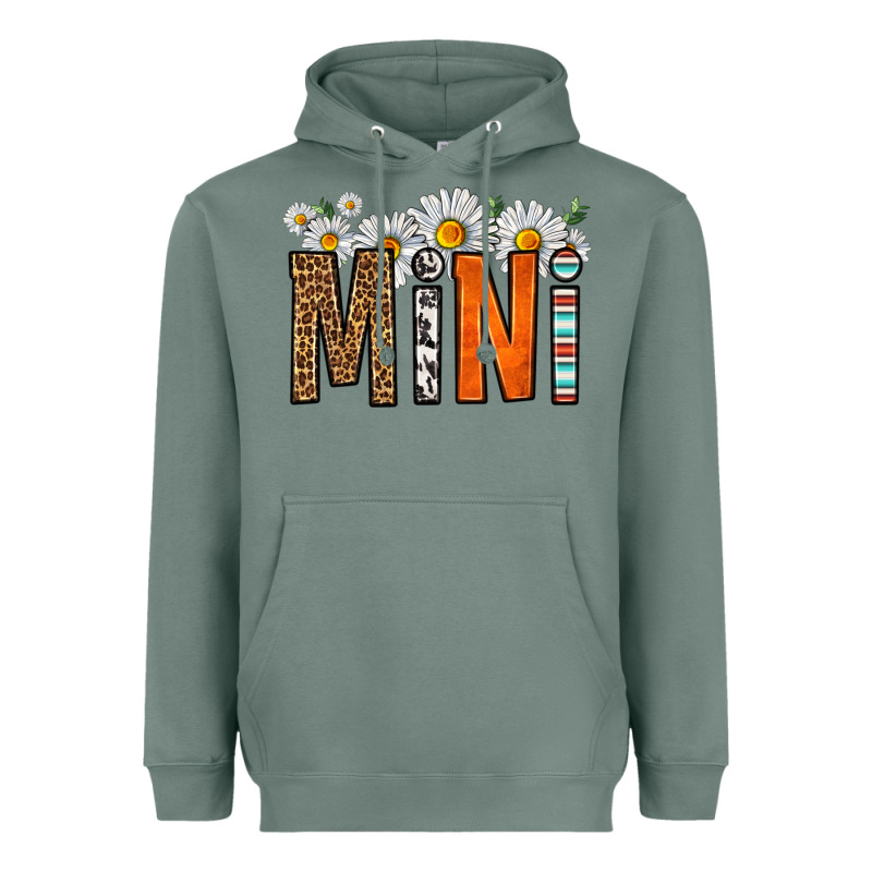 Western Daisies Mini Heavyweight Hoodie by HRA Design Shop | Teevron