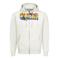 Oatmeal Heather queer pride lgbtq Zipper Hoodie - texasbilliewilder