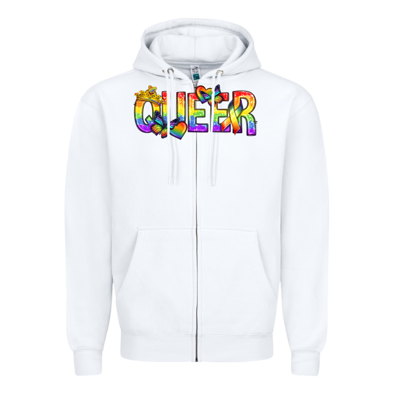 Queer Pride Lgbtq Zipper Hoodie by texasbilliewilder | Teevron