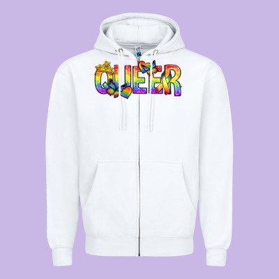 Zipper Hoodie queer pride lgbtq