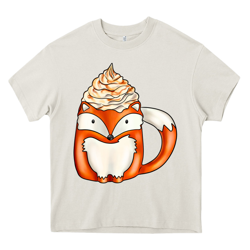 Coffee Cups Animal Heavy Core Tee by CowhideDigitalArt | Teevron