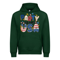 Forest Green party in the usa Urban Hoodie - MaliasSmallBusiness