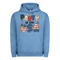 Pigment Pebble Blue party in the usa Urban Hoodie - MaliasSmallBusiness