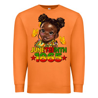 Carrot juneteenth 1865 afro girl Premium Sweatshirt - HRA Design Shop