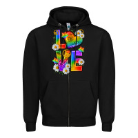 Black pride love Zipper Hoodie - texasbilliewilder