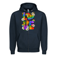 Navy pride love Zipper Hoodie - texasbilliewilder