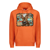 Carrot western wreath baby calf Premium Hoodie - BarkalooDesign