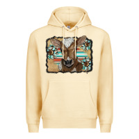 Pina Colada western wreath baby calf Premium Hoodie - BarkalooDesign