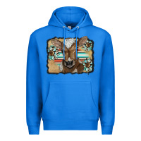 True Royal western wreath baby calf Premium Hoodie - BarkalooDesign