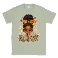 Matcha believe praying afro messy bun Classic Tee - texasbilliewilder