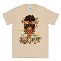 Mushroom believe praying afro messy bun Classic Tee - texasbilliewilder