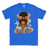 True Royal believe praying afro messy bun Classic Tee - texasbilliewilder