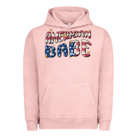 Pigment Salmon American babe Urban Hoodie - MaliasSmallBusiness