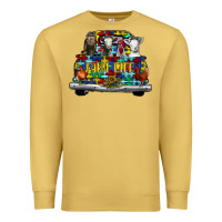Antique Gold farm life truck autism Premium Sweatshirt - CowhideDigitalArt