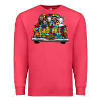 Cardinal farm life truck autism Premium Sweatshirt - CowhideDigitalArt