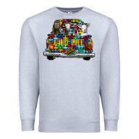 Heather Grey farm life truck autism Premium Sweatshirt - CowhideDigitalArt