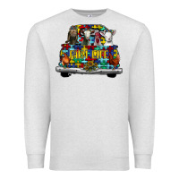 Oatmeal Heather farm life truck autism Premium Sweatshirt - CowhideDigitalArt