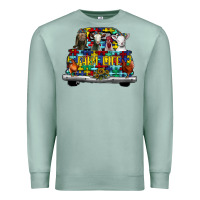 Seafoam farm life truck autism Premium Sweatshirt - CowhideDigitalArt