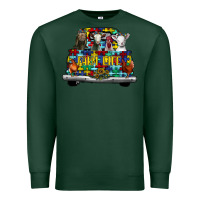 Sports Green farm life truck autism Premium Sweatshirt - CowhideDigitalArt