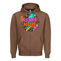 Chestnut rebel mom Zipper Hoodie - Zillion Design Studio