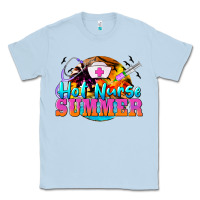 Dusty Blue hot nurse summer Classic Tee - BarkalooDesign