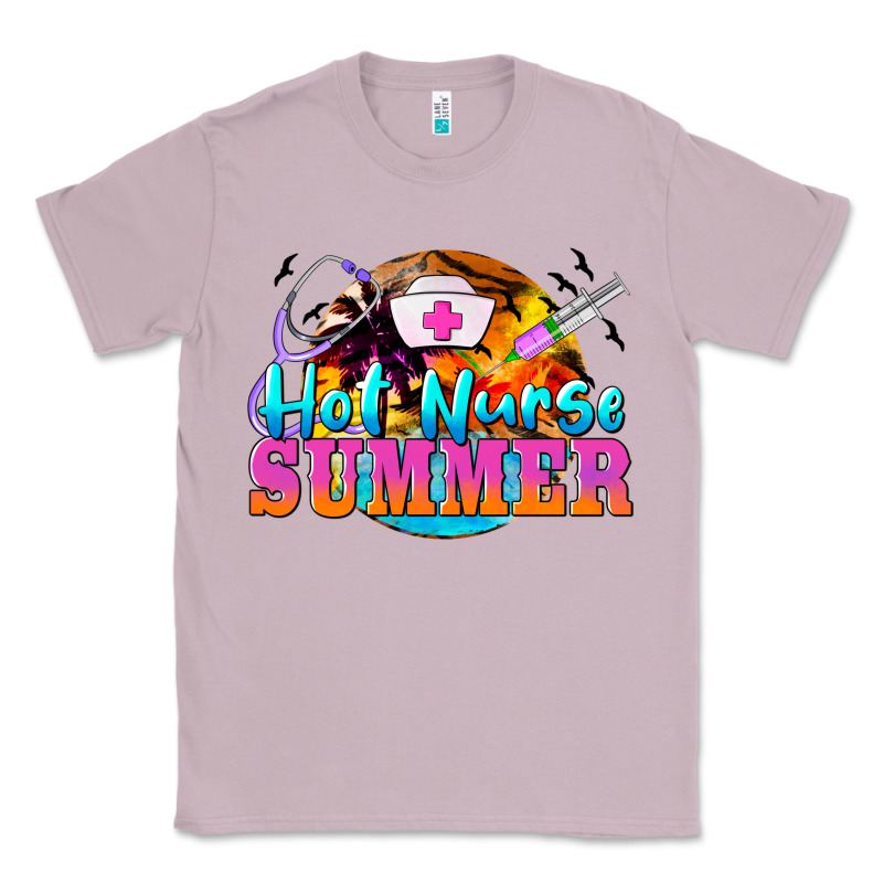 Hot Nurse Summer Classic Tee by BarkalooDesign | Teevron