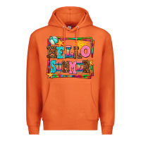 Carrot hello summer Premium Hoodie - AdoDesignShop