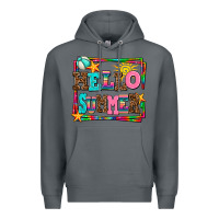 Rock hello summer Premium Hoodie - AdoDesignShop