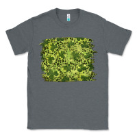 Charcoal Heather st patrick's day shamrock leopard background Classic Tee - RanaPortraitStore