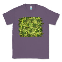 Lavender st patrick's day shamrock leopard background Classic Tee - RanaPortraitStore