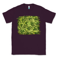 Plum st patrick's day shamrock leopard background Classic Tee - RanaPortraitStore
