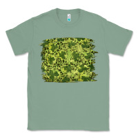 Sage st patrick's day shamrock leopard background Classic Tee - RanaPortraitStore