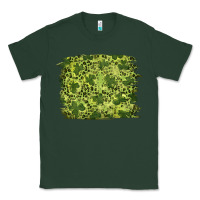 Sports Green st patrick's day shamrock leopard background Classic Tee - RanaPortraitStore