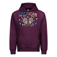 Mauve Wine american mama Urban Hoodie - MaliasSmallBusiness