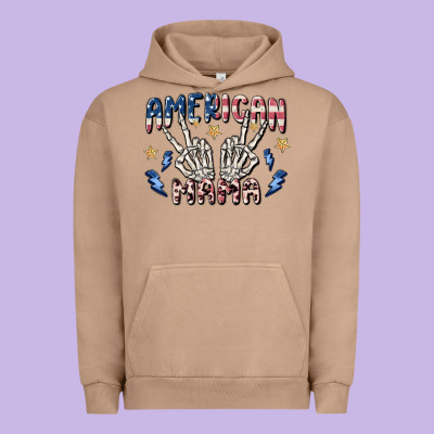 American Mama Urban Hoodie Designed By Maliassmallbusiness
