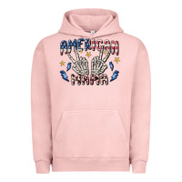 Pigment Salmon american mama Urban Hoodie - MaliasSmallBusiness