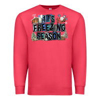 Cardinal It's Freezing Season Premium Sweatshirt - FaDigitalArtStudio