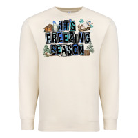 Sandshell It's Freezing Season Premium Sweatshirt - FaDigitalArtStudio