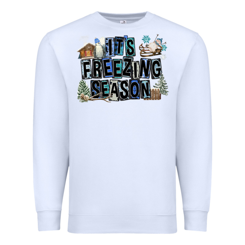 It's Freezing Season Premium Sweatshirt by FaDigitalArtStudio | Teevron