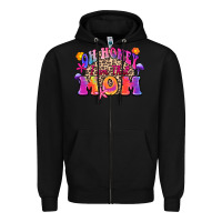 Black oh honey i am that mom Zipper Hoodie - Zillion Design Studio