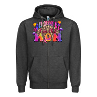 Charcoal Heather oh honey i am that mom Zipper Hoodie - Zillion Design Studio
