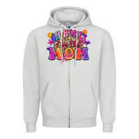 Dove Grey oh honey i am that mom Zipper Hoodie - Zillion Design Studio