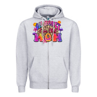 Heather Grey oh honey i am that mom Zipper Hoodie - Zillion Design Studio