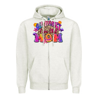 Oatmeal Heather oh honey i am that mom Zipper Hoodie - Zillion Design Studio