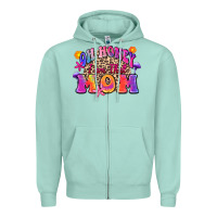 Seafoam oh honey i am that mom Zipper Hoodie - Zillion Design Studio