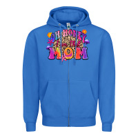True Royal oh honey i am that mom Zipper Hoodie - Zillion Design Studio