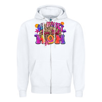 White oh honey i am that mom Zipper Hoodie - Zillion Design Studio