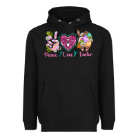 Black Peace Love Easter Heavyweight Hoodie - Neo Western