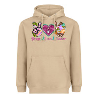 Mushroom Peace Love Easter Heavyweight Hoodie - Neo Western