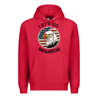Cardinal Lets Go Brandon American Bald Eagle Premium Hoodie - Jasminsmagicworld